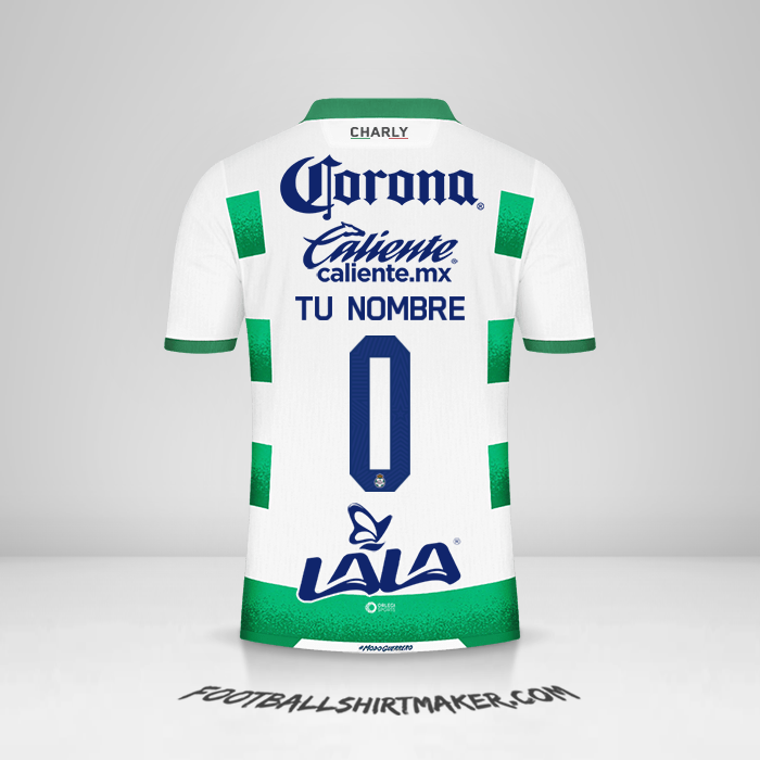 Camiseta Santos Laguna 2021/22 -  tu nombre - 0