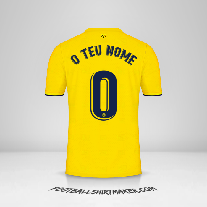 Camisola Villarreal CF 2021/2022 -  o teu nome - 0