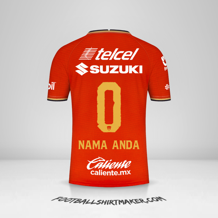 Jersey Pumas UNAM 2022 III -  nama anda - 0