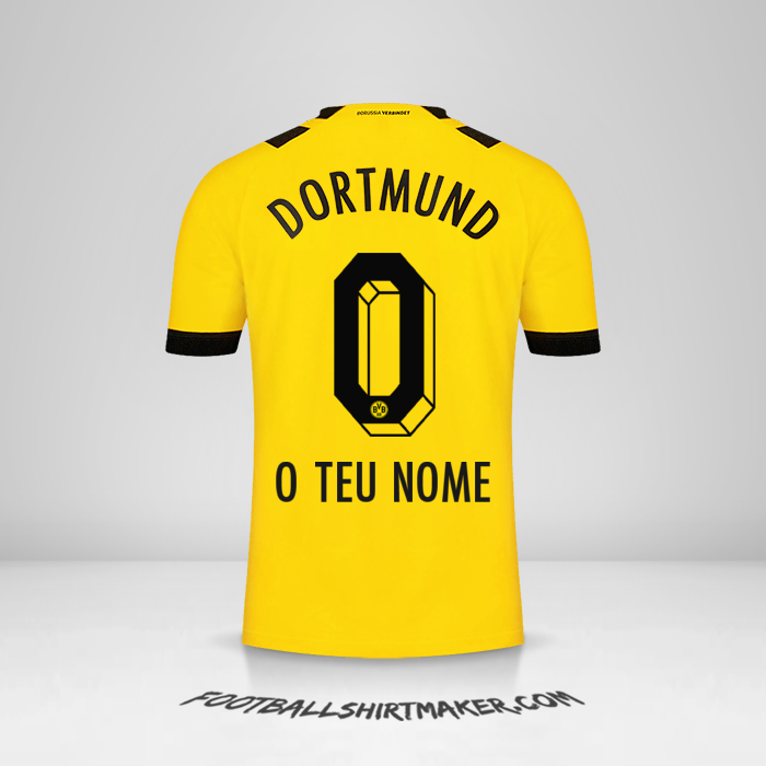 Camisola Borussia Dortmund 2022/2023 -  o teu nome - 0