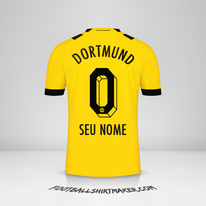 Camisa Borussia Dortmund 2022/2023 -  seu nome - 0