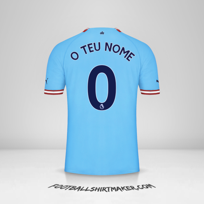 Camisola Manchester City 2022/2023 -  o teu nome - 0