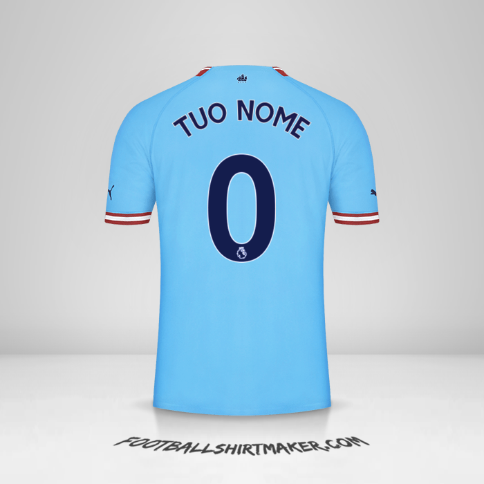 Maglia Manchester City 2022/2023 -  tuo nome - 0