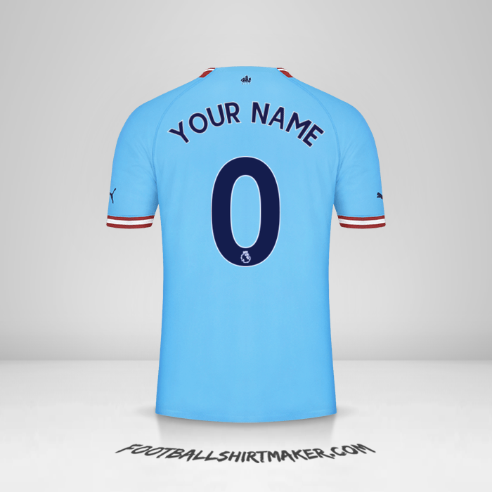 Jersey Manchester City 2022/2023 -  your name - 0