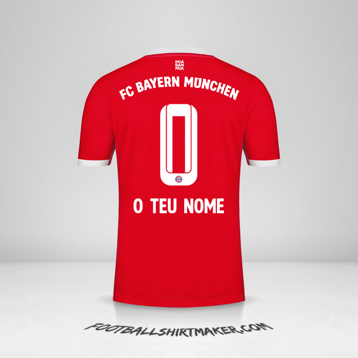 Camisola FC Bayern Munchen 2022/2023 -  o teu nome - 0