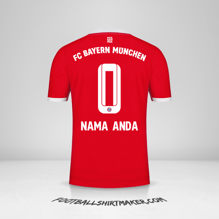 Jersey FC Bayern Munchen 2022/2023 -  nama anda - 0