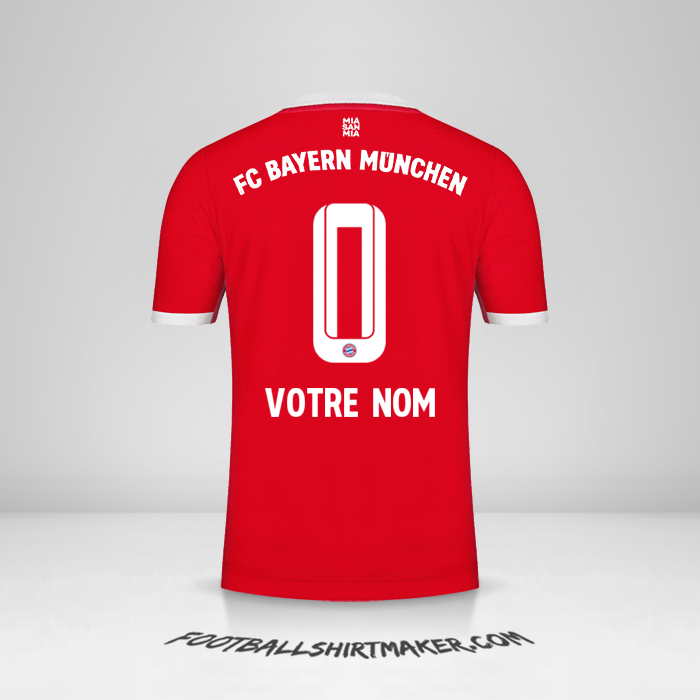 Maillot FC Bayern Munchen 2022/2023 -  votre nom - 0