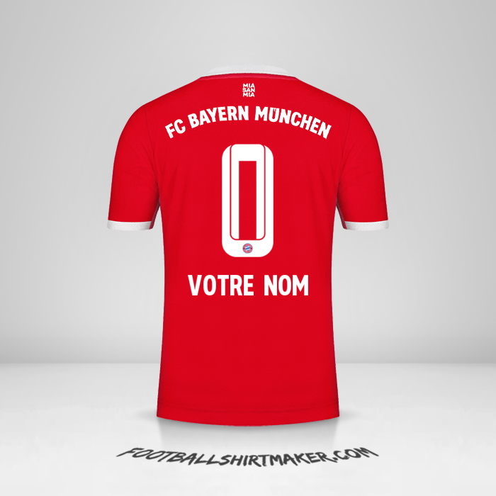 Maillot FC Bayern Munchen 2022/2023 -  votre nom - 0