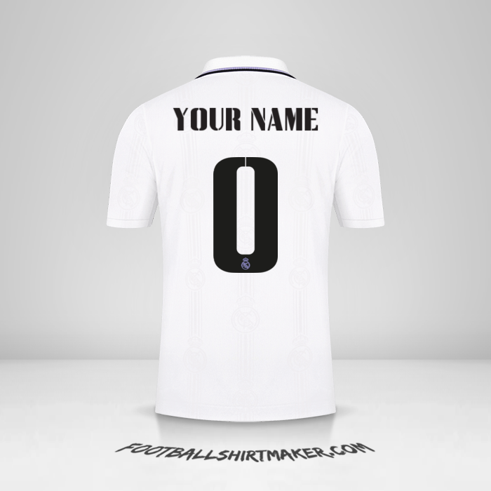 Shirt Real Madrid CF 2022/2023 Cup -  your name - 0