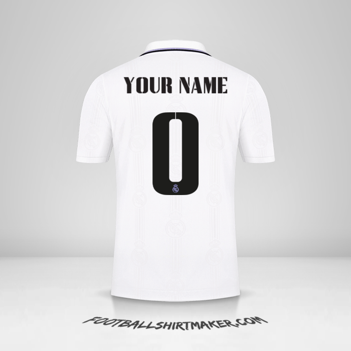 Jersey Real Madrid CF Cup 2022/2023 -  your name - 0
