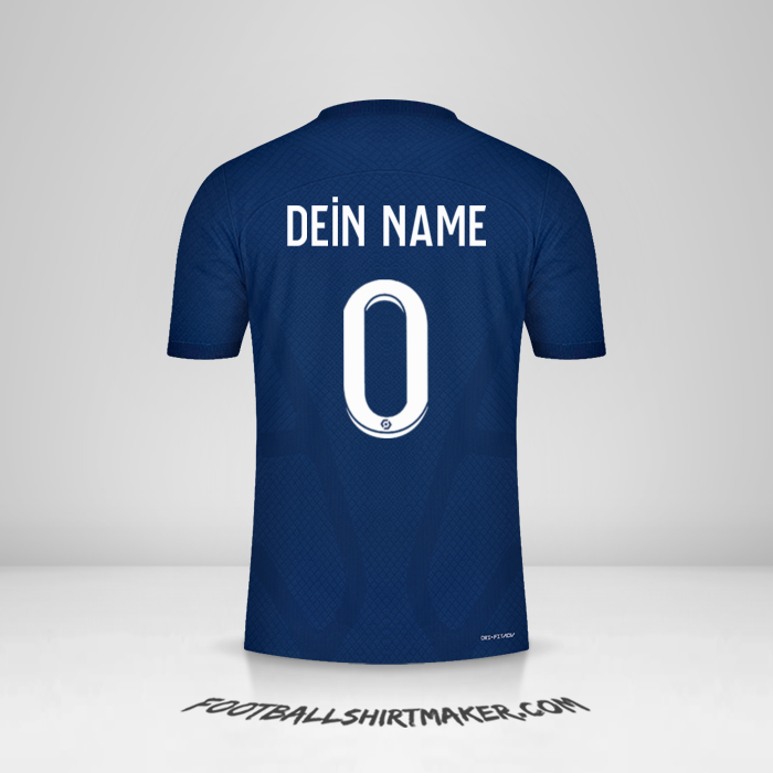 Trikot Paris Saint Germain 2022/2023 -  dein name - 0
