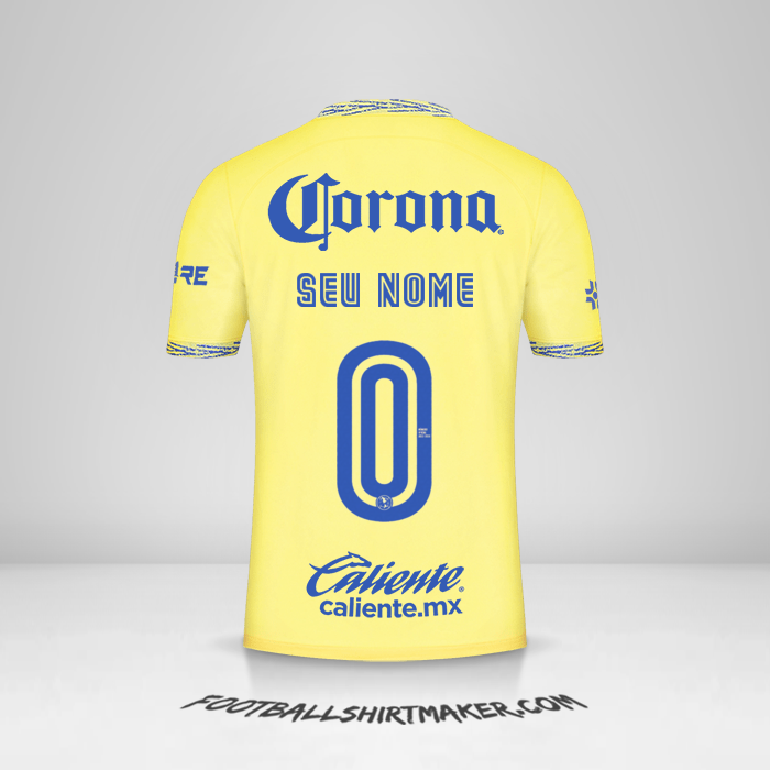 Camisa Club America 2022/2023 -  seu nome - 0
