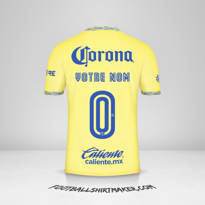 Maillot Club America 2022/2023 -  votre nom - 0
