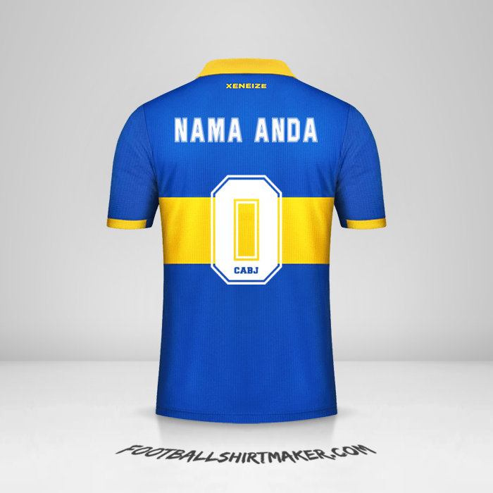 Jersey Boca Juniors 2022/2023 -  nama anda - 0