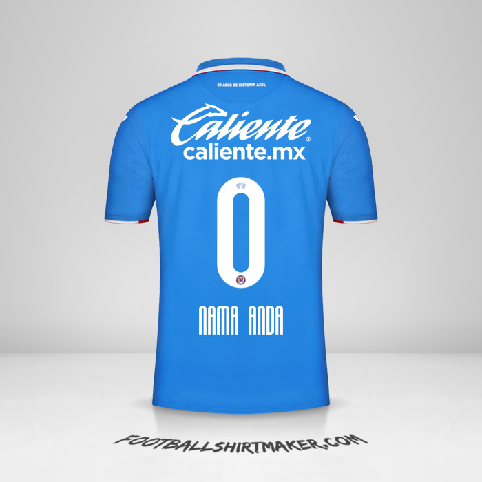 Jersey Cruz Azul 2022/2023 -  nama anda - 0