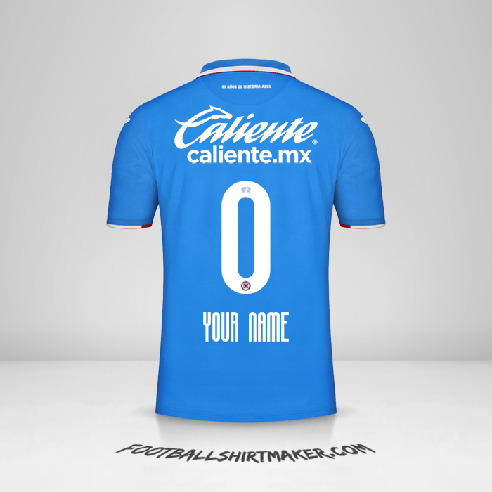 Jersey Cruz Azul 2022/2023 -  your name - 0