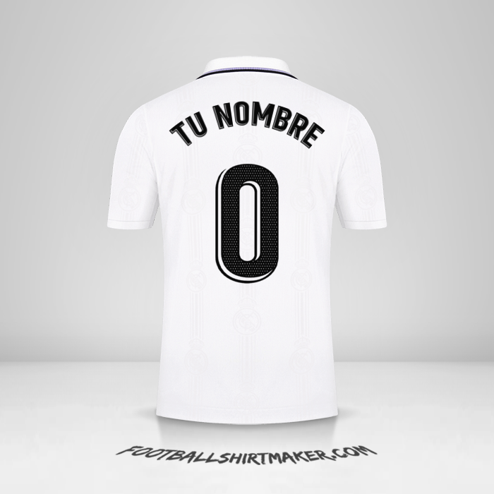 Camiseta Real Madrid CF 2022/2023 -  tu nombre - 0