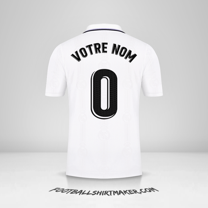 Maillot Real Madrid CF 2022/2023 -  votre nom - 0