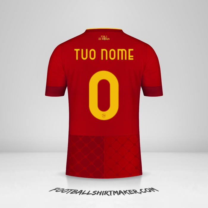 Maglia AS Roma 2022/2023 -  tuo nome - 0