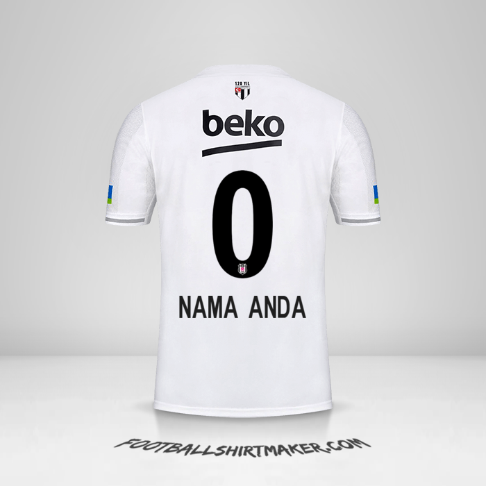 Jersey Besiktas JK 2022/2023 -  nama anda - 0
