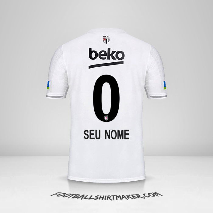 Camisa Besiktas JK 2022/2023 -  seu nome - 0