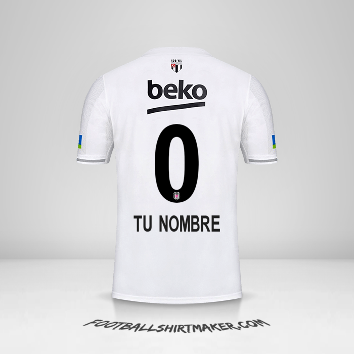 Camiseta Besiktas JK 2022/2023 -  tu nombre - 0