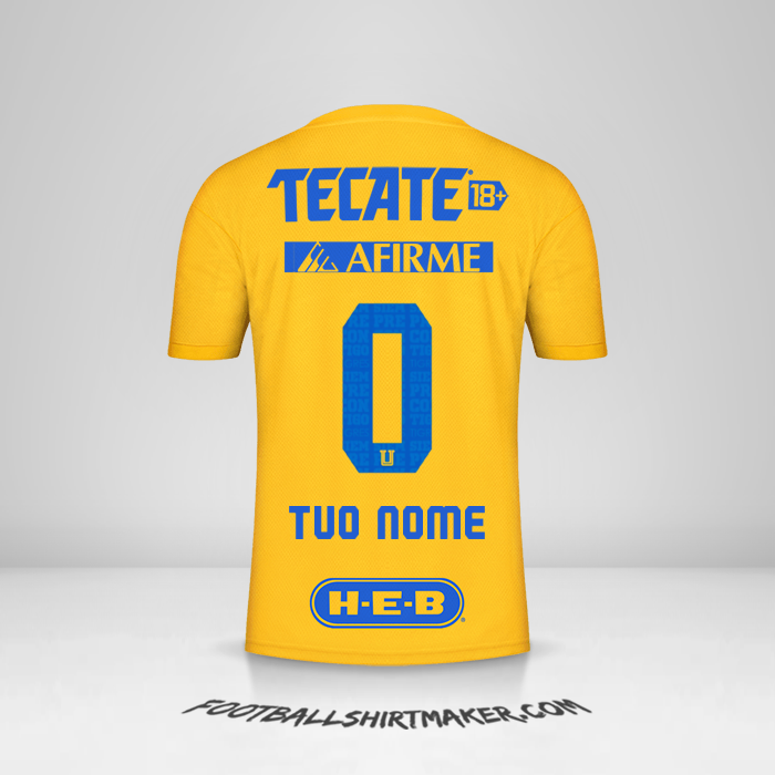 Maglia Tigres UANL 2022/2023 -  tuo nome - 0