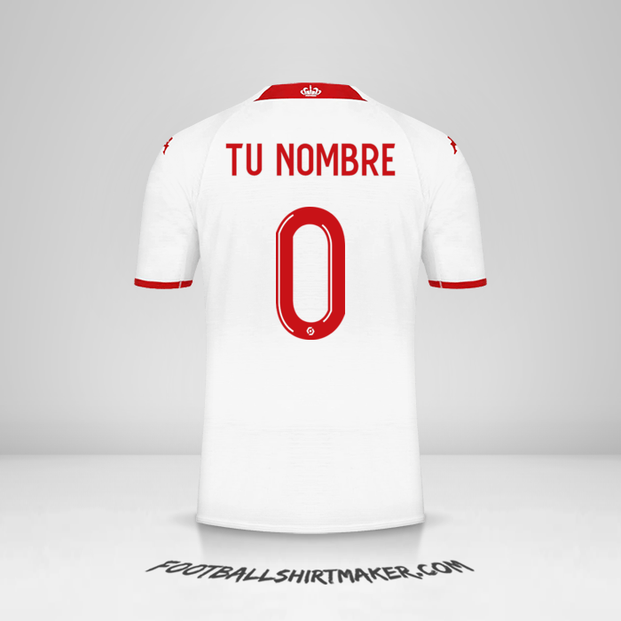 Jersey As Monaco 2022/2023 -  tu nombre - 0