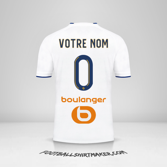 Maillot Olympique de Marseille 2022/2023 -  votre nom - 0