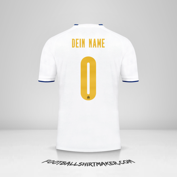 Trikot Olympique de Marseille 2022/2023 Cup -  dein name - 0