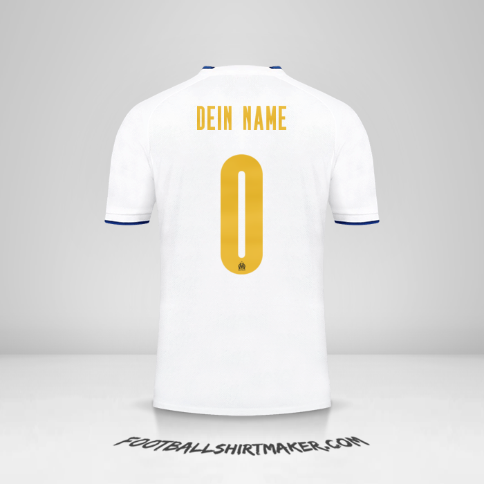 Trikot Olympique de Marseille Cup 2022/2023 -  dein name - 0