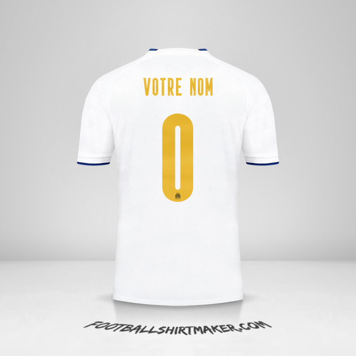Maillot Olympique de Marseille 2022/2023 Cup -  votre nom - 0