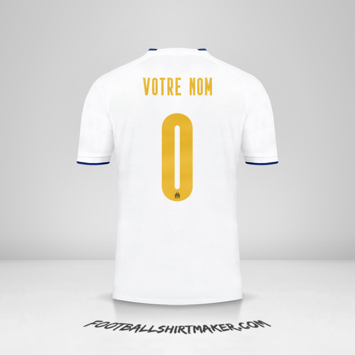Maillot Olympique de Marseille Cup 2022/2023 -  votre nom - 0