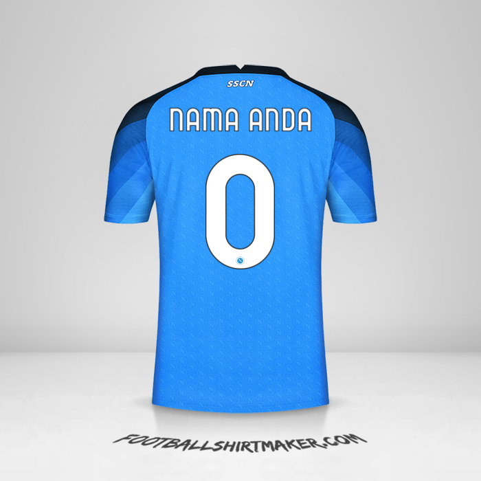 Jersey SSC Napoli 2022/2023 -  nama anda - 0