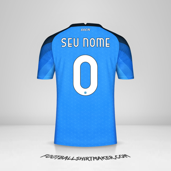 Camisa SSC Napoli 2022/2023 -  seu nome - 0