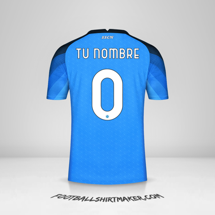 Camiseta SSC Napoli 2022/2023 -  tu nombre - 0