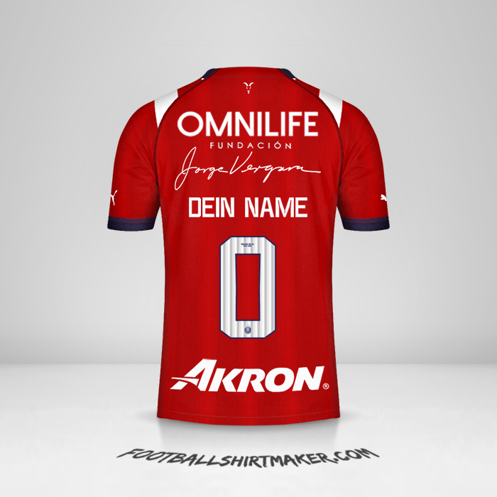 Trikot Guadalajara 2022/2023 -  dein name - 0