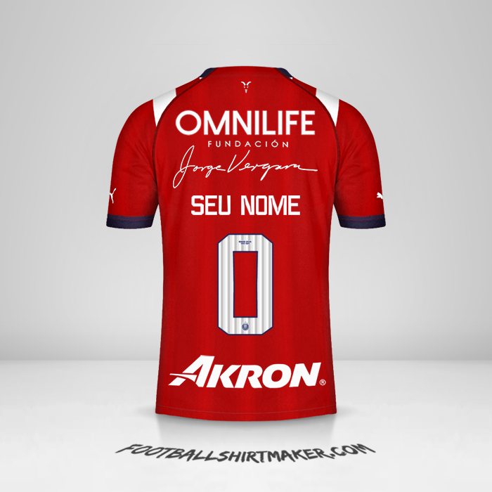 Camisa Guadalajara 2022/2023 -  seu nome - 0