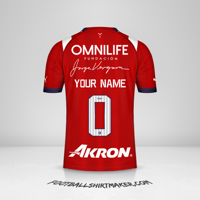 Jersey Guadalajara 2022/2023 -  your name - 0