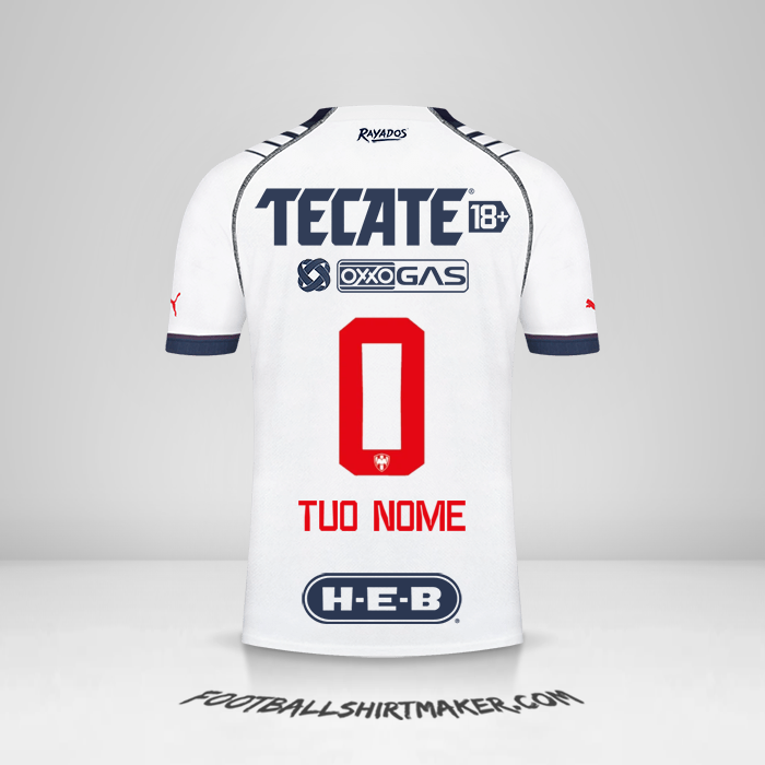 Maglia Monterrey 2022/2023 -  tuo nome - 0