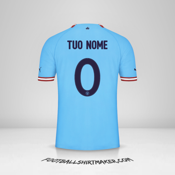 Maglia Manchester City Cup 2022/2023 -  tuo nome - 0