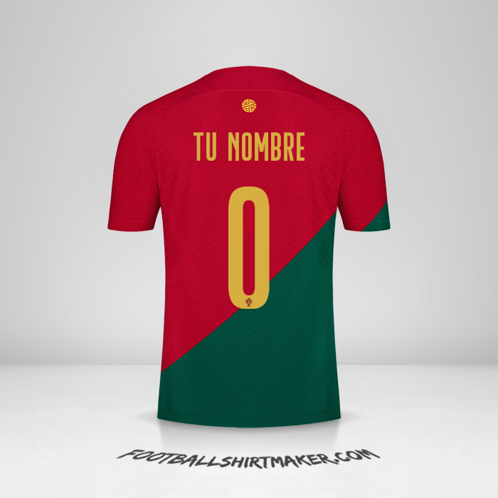 Camiseta Portugal 2022 -  tu nombre - 0