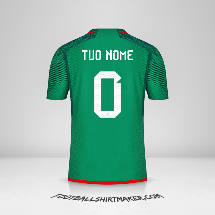 Maglia Messico 2022 -  tuo nome - 0