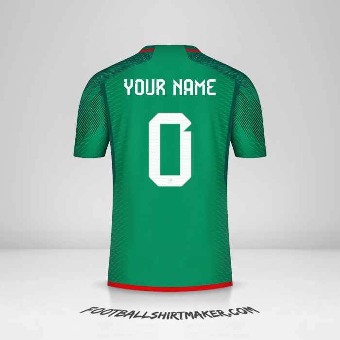 Jersey Mexico 2022 -  your name - 0