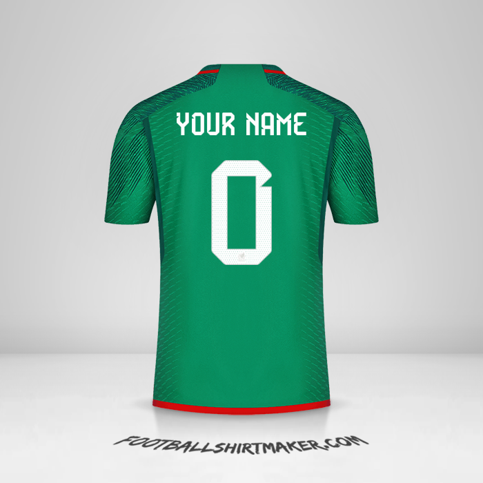 Shirt Mexico 2022 -  your name - 0