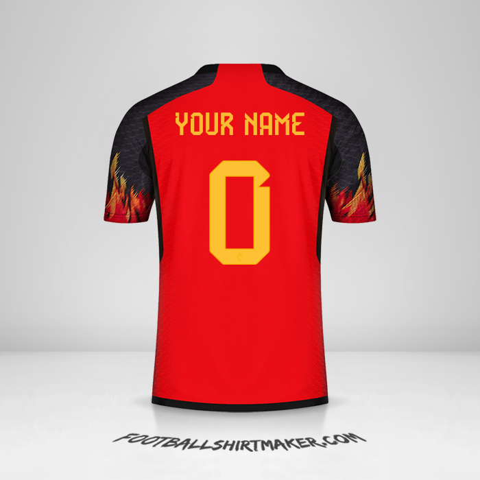 Jersey Belgium 2022 -  your name - 0