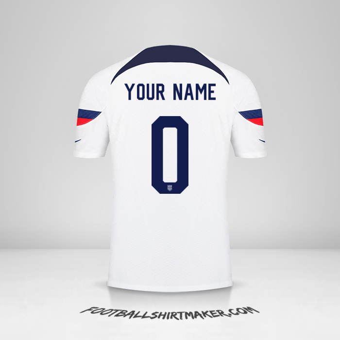 Jersey United States 2022 -  your name - 0