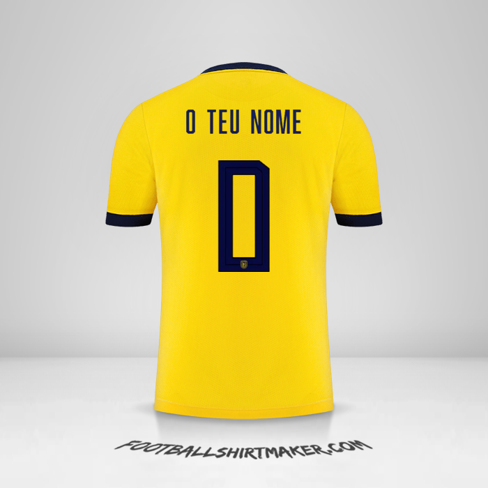 Camisola Equador 2022 -  o teu nome - 0