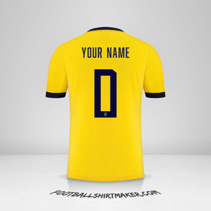 Jersey Ecuador 2022 -  your name - 0