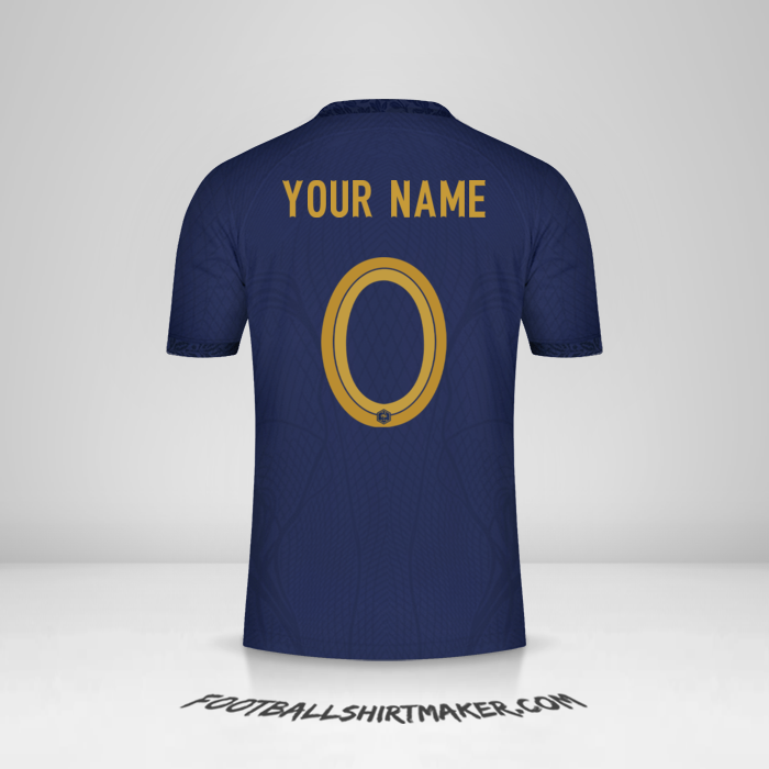 Jersey France 2022 -  your name - 0